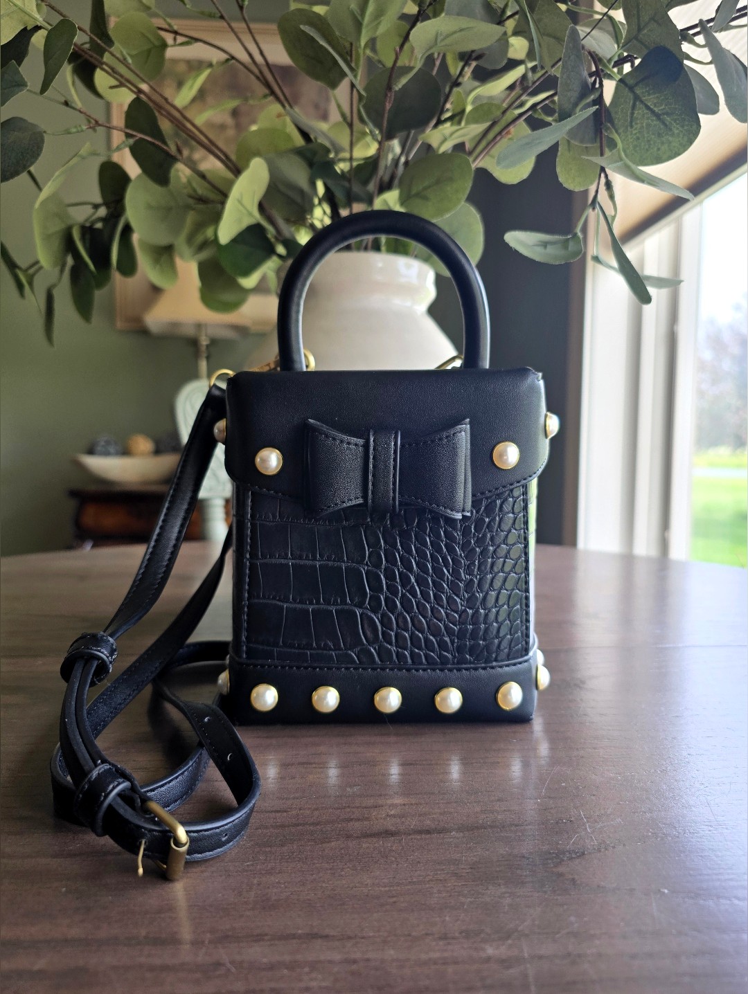 Sam Edelman Charlie Croco Box Bag